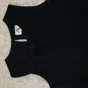 MILLY of New York black size small knit mini dress.